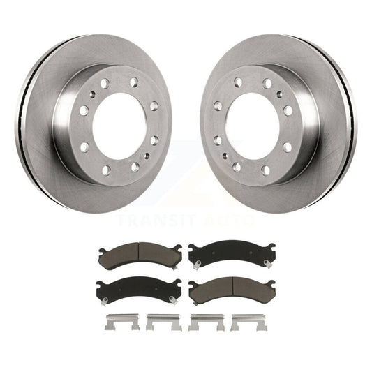 Brake Rotor & Ceramic Pad Front Kit For GMC Chevrolet Savana 3500 Express Sierra
