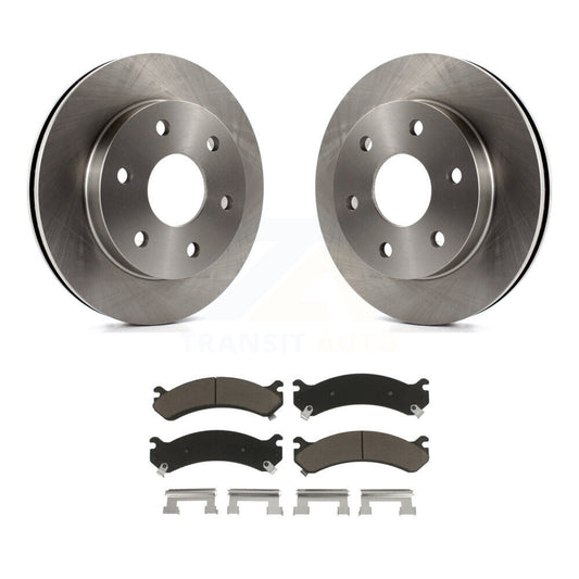 Brake Rotor And Ceramic Pad Front Kit For 2006 Chevrolet Express 2500 GMC Savana