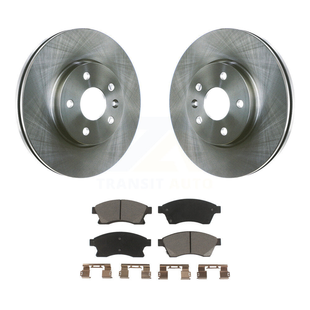 Disc Brake Rotors And Ceramic Pads Front Kit For Chevrolet Cruze Sonic Limited