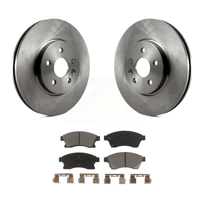 Disc Brake Rotors And Ceramic Pads Front Kit For 2013-2014 Chevrolet Sonic RS