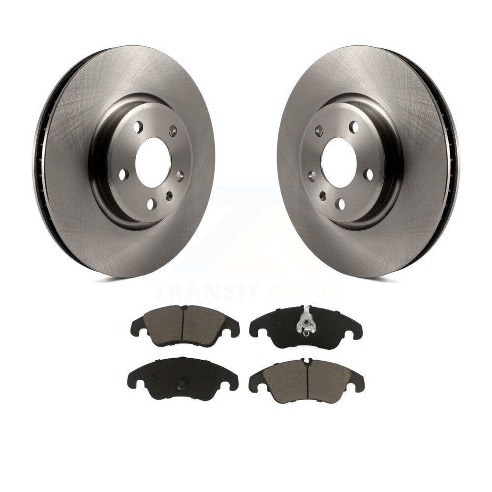 Brake Rotor And Ceramic Pad Front Kit For Audi A4 Quattro Q5 A5 allroad A7 S5 A6