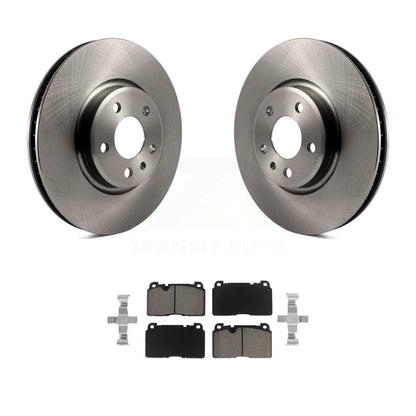 Disc Brake Rotors And Ceramic Pads Front Kit For Audi Q5