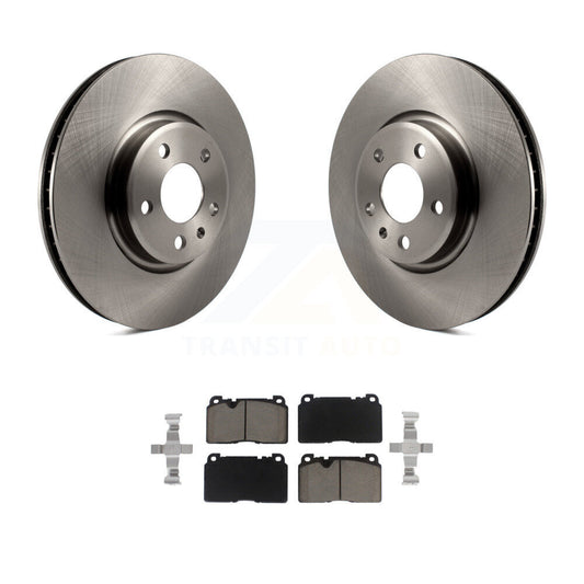 Disc Brake Rotors And Ceramic Pads Front Kit For Audi Q5