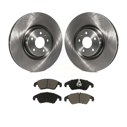 Brake Rotor Ceramic Pad Front Kit For 14 Audi A6 With 356mm Diameter