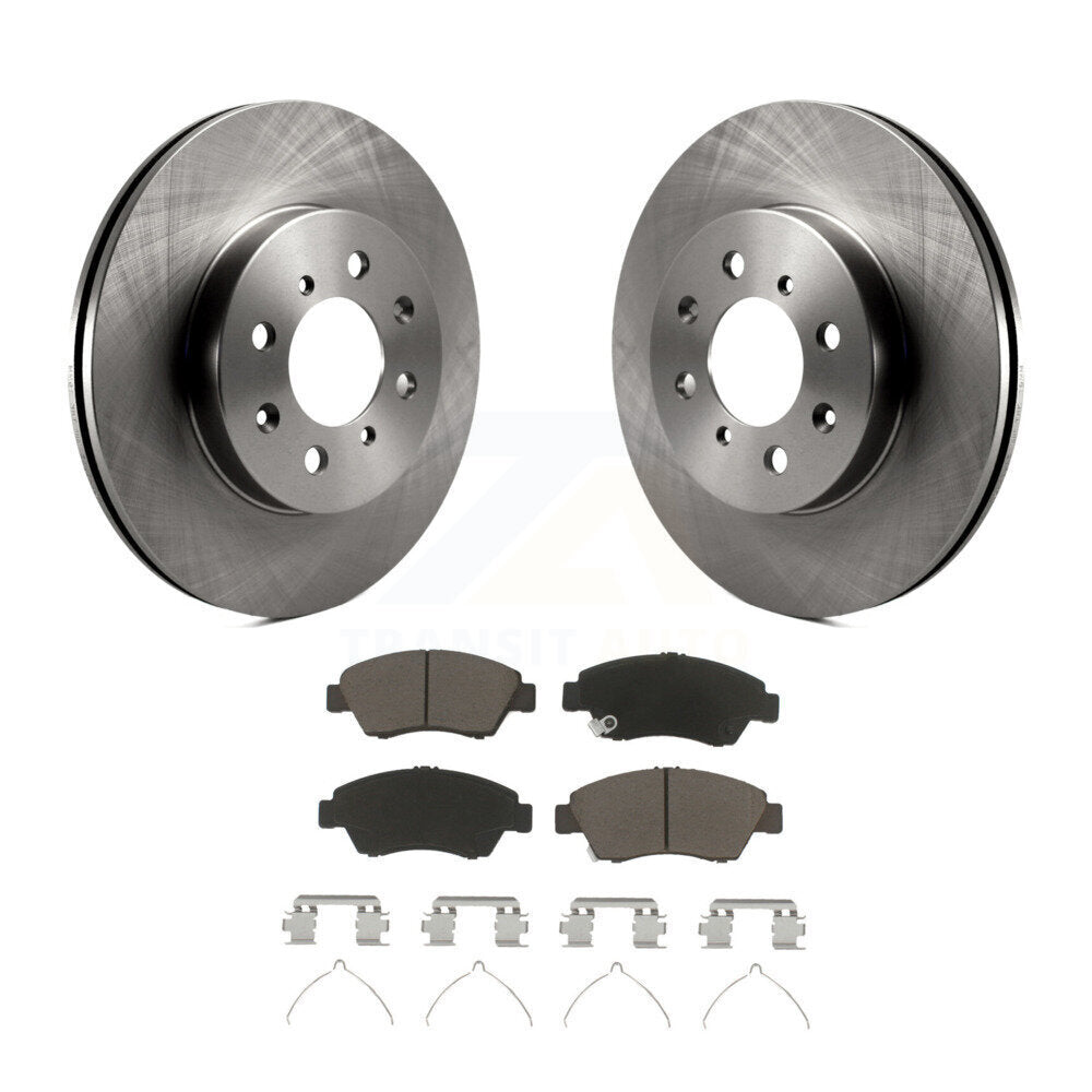 Disc Brake Rotors And Ceramic Pads Front Kit For Honda Fit Civic del Sol