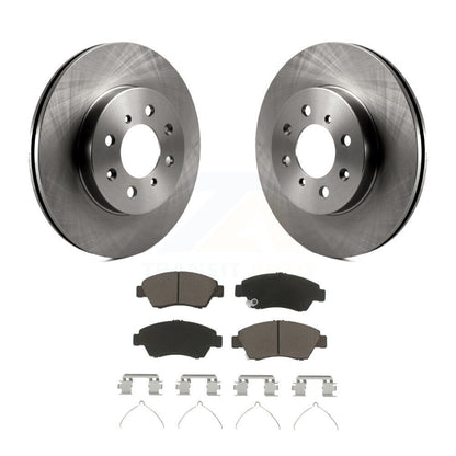 Disc Brake Rotors And Ceramic Pads Front Kit For Honda Fit Civic del Sol