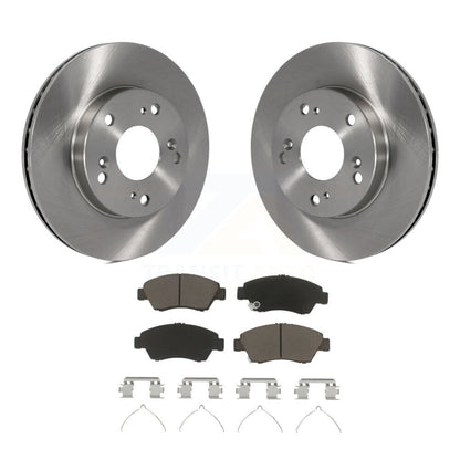 Disc Brake Rotors And Ceramic Pads Front Kit For Honda Civic Acura RSX CR-Z