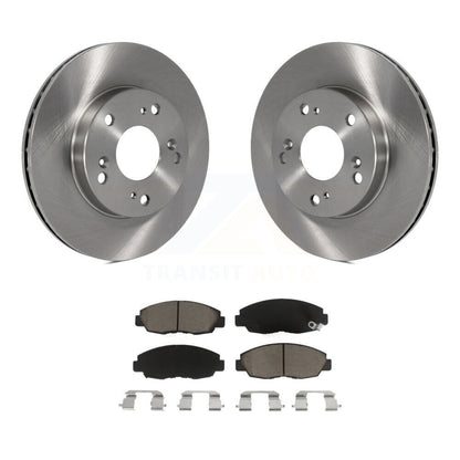 Disc Brake Rotors And Ceramic Pads Front Kit For Honda Civic