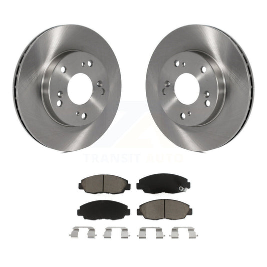 Disc Brake Rotors And Ceramic Pads Front Kit For Honda Civic
