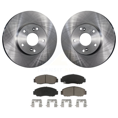 Disc Brake Rotors And Ceramic Pads Front Kit For Honda Civic Accord Acura CSX