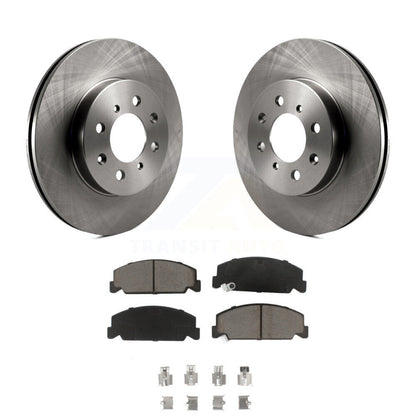 Disc Brake Rotors Ceramic Pad Front Kit For 1997 Honda Civic LX with 4-Wheel ABS