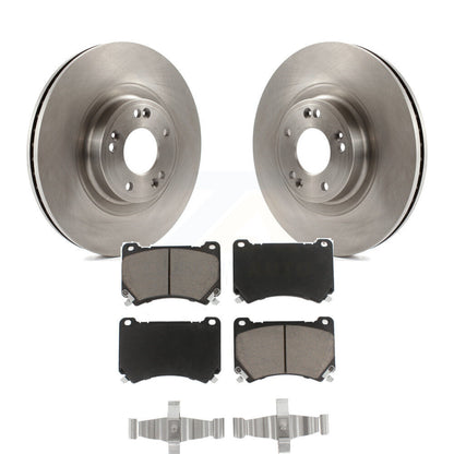 Disc Brake Rotors And Ceramic Pads Front Kit For Hyundai Genesis