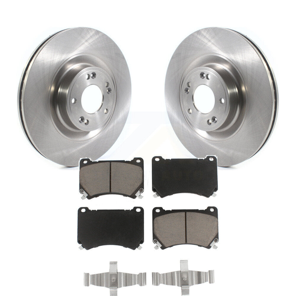 Disc Brake Rotors And Ceramic Pads Front Kit For Hyundai Genesis Equus