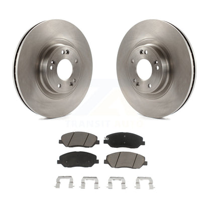 Disc Brake Rotors And Ceramic Pads Front Kit For 2012 Hyundai Genesis 3.8L