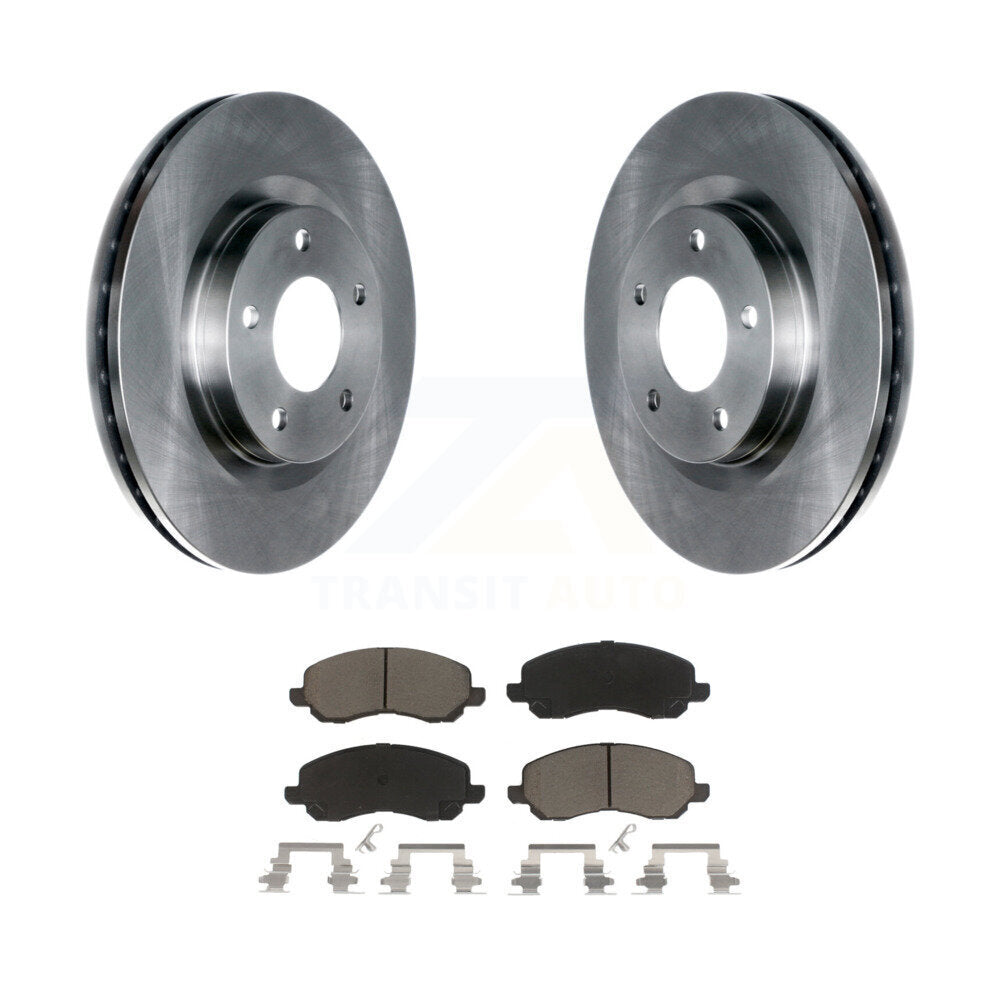 Brake Rotors Ceramic Pad Front Kit For Mitsubishi Jeep RVR Outlander Patriot 200