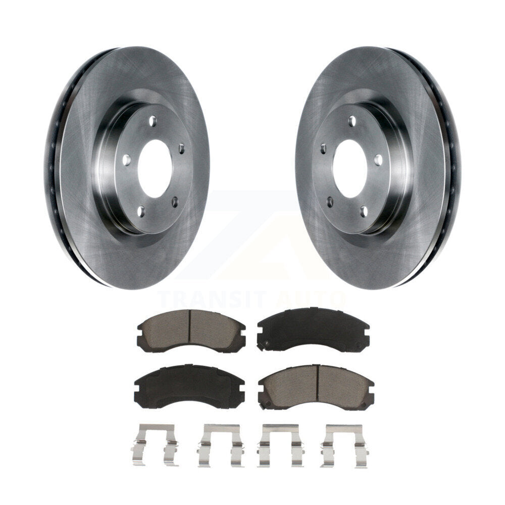 Disc Brake Rotors And Ceramic Pads Front Kit For Mitsubishi Lancer