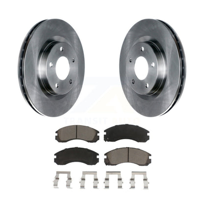 Disc Brake Rotors And Ceramic Pads Front Kit For Mitsubishi Lancer