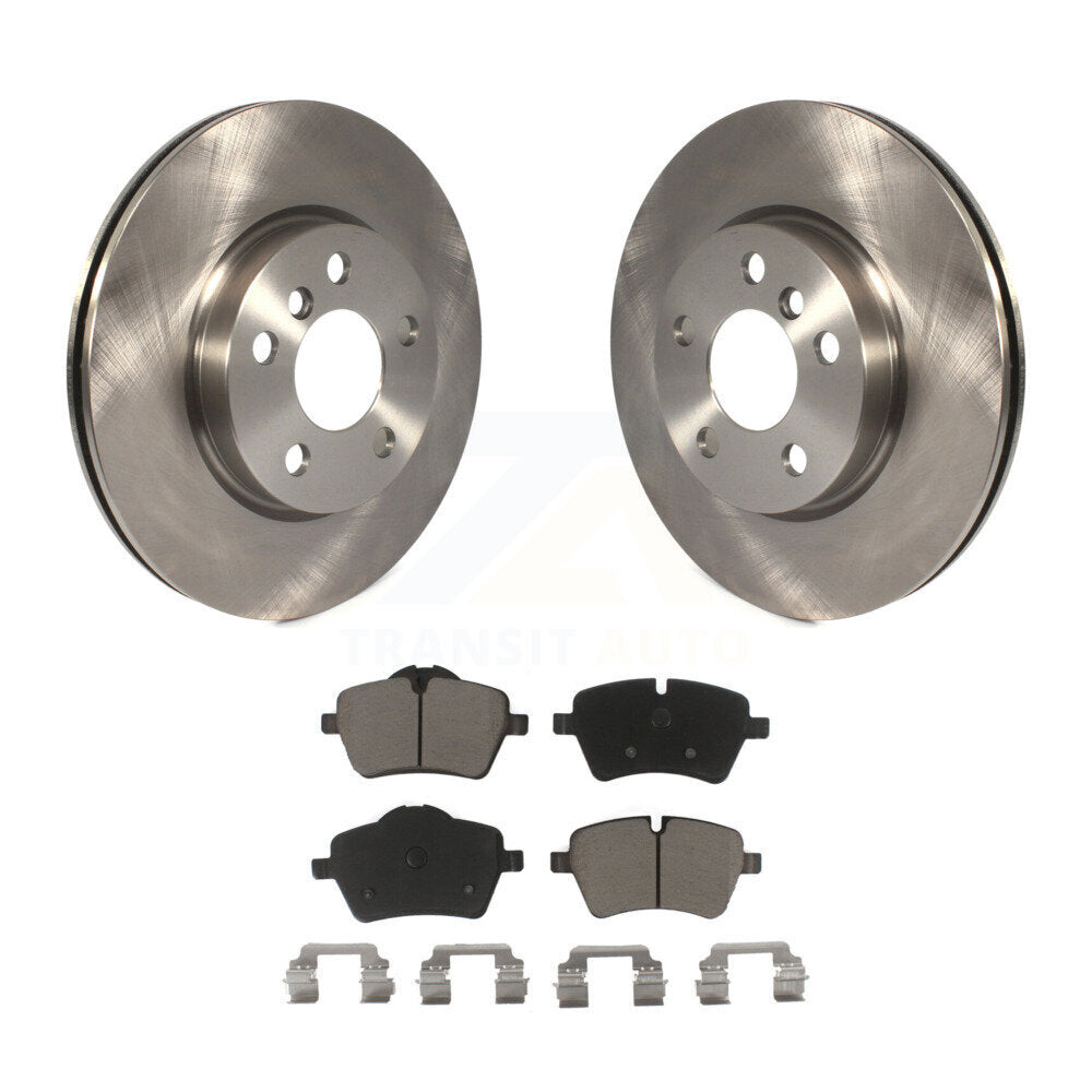 Disc Brake Rotors And Ceramic Pads Front Kit For Mini Cooper