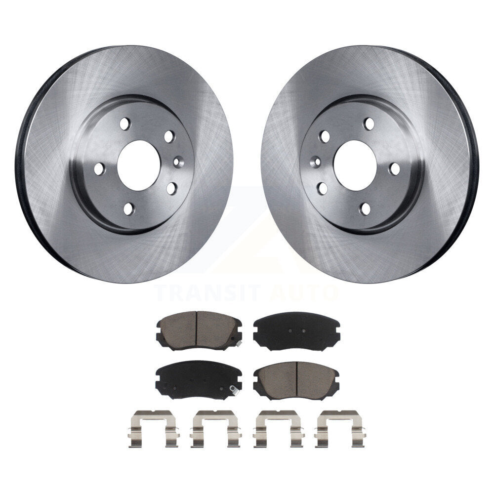 Brake Rotor Ceramic Pad Front Kit For Chevrolet Equinox GMC Terrain Buick Malibu