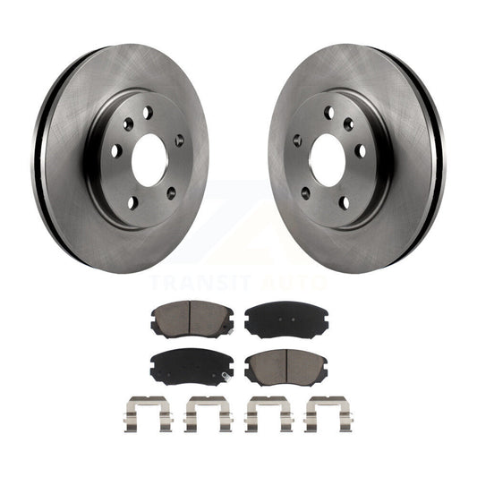 Disc Brake Rotor Ceramic Pad Front Kit For Chevrolet Malibu Buick Regal LaCrosse