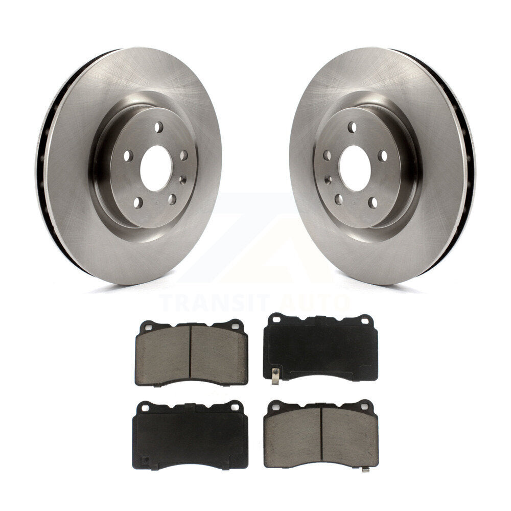 Disc Brake Rotors And Ceramic Pads Front Kit For Pontiac G8 Buick Regal