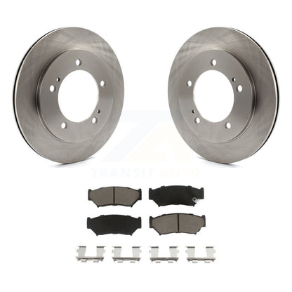 Brake Rotors Ceramic Pad Front Kit For 1999-2004 Chevrolet Tracker Suzuki Vitara
