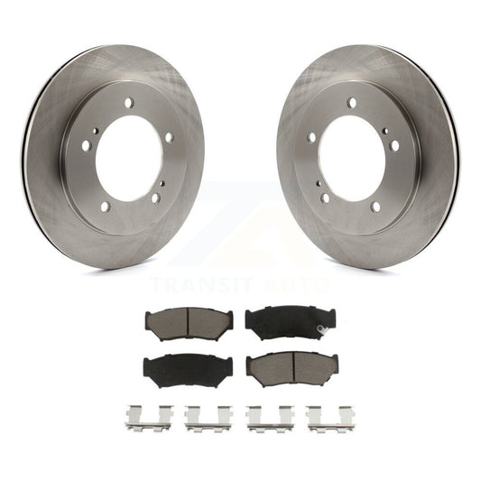 Brake Rotors Ceramic Pad Front Kit For 1999-2004 Chevrolet Tracker Suzuki Vitara