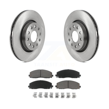 Disc Brake Rotors And Ceramic Pads Front Kit For Jeep Wrangler Gladiator