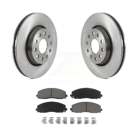 Disc Brake Rotors And Ceramic Pads Front Kit For Jeep Wrangler Gladiator