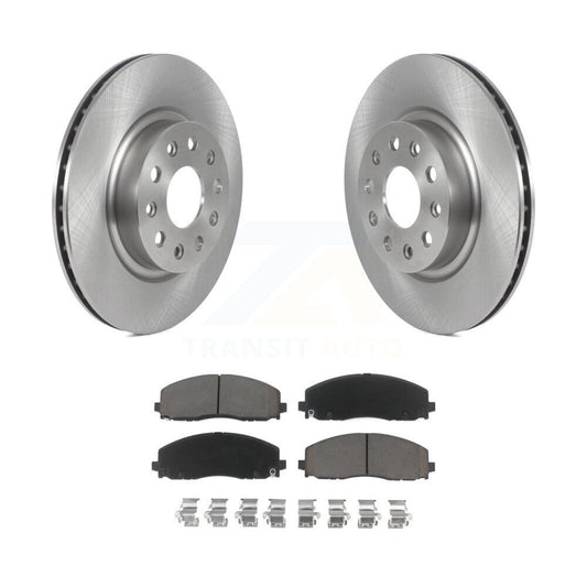 Disc Brake Rotors And Ceramic Pads Front Kit For Jeep Wrangler