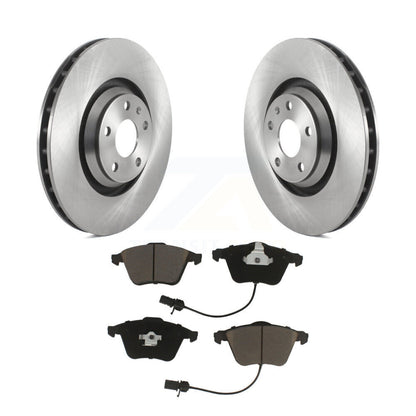 Disc Brake Rotors And Ceramic Pads Front Kit For Audi TT Quattro TTS