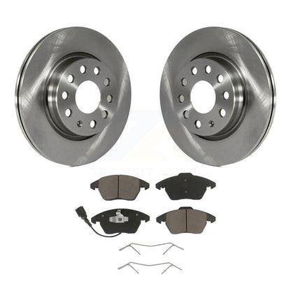 Disc Brake Rotors And Ceramic Pads Front Kit For Volkswagen GTI Audi A3 Quattro