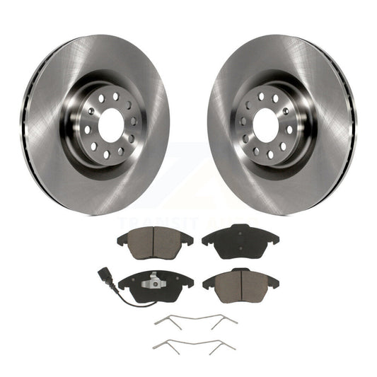 Brake Rotor And Ceramic Pad Front Kit For Volkswagen Golf CC GTI Audi A3 Quattro