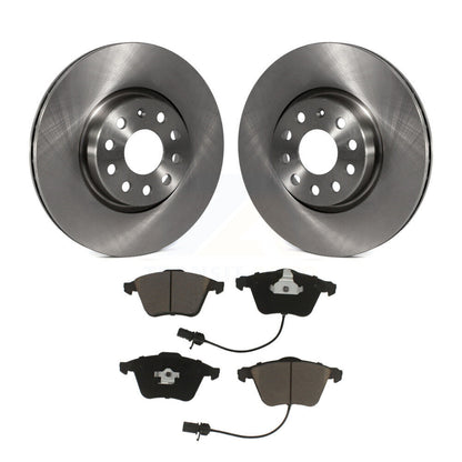 Disc Brake Rotors And Ceramic Pads Front Kit For Volkswagen CC R32