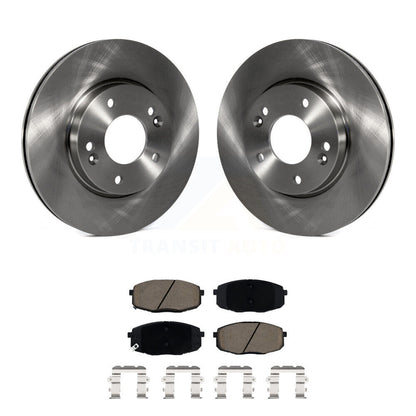 Brake Rotor Ceramic Pad Front Kit For Kia Hyundai Kona Seltos Forte Soul Elantra