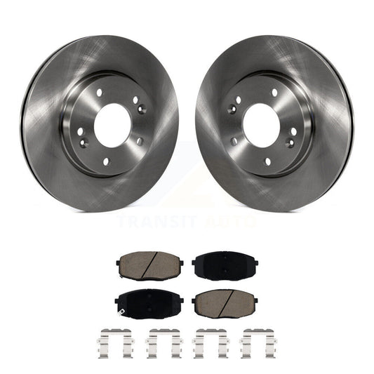 Brake Rotor Ceramic Pad Front Kit For Kia Hyundai Kona Seltos Forte Soul Elantra