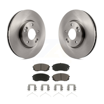 Disc Brake Rotors And Ceramic Pads Front Kit For Hyundai Sonata