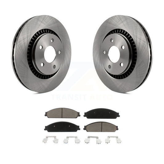 Brake Rotor Ceramic Pad Front Kit For Ford Five Hundred Freestyle Taurus X Sable