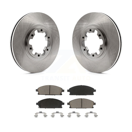 Disc Brake Rotors And Ceramic Pads Front Kit For Nissan Pathfinder INFINITI QX4