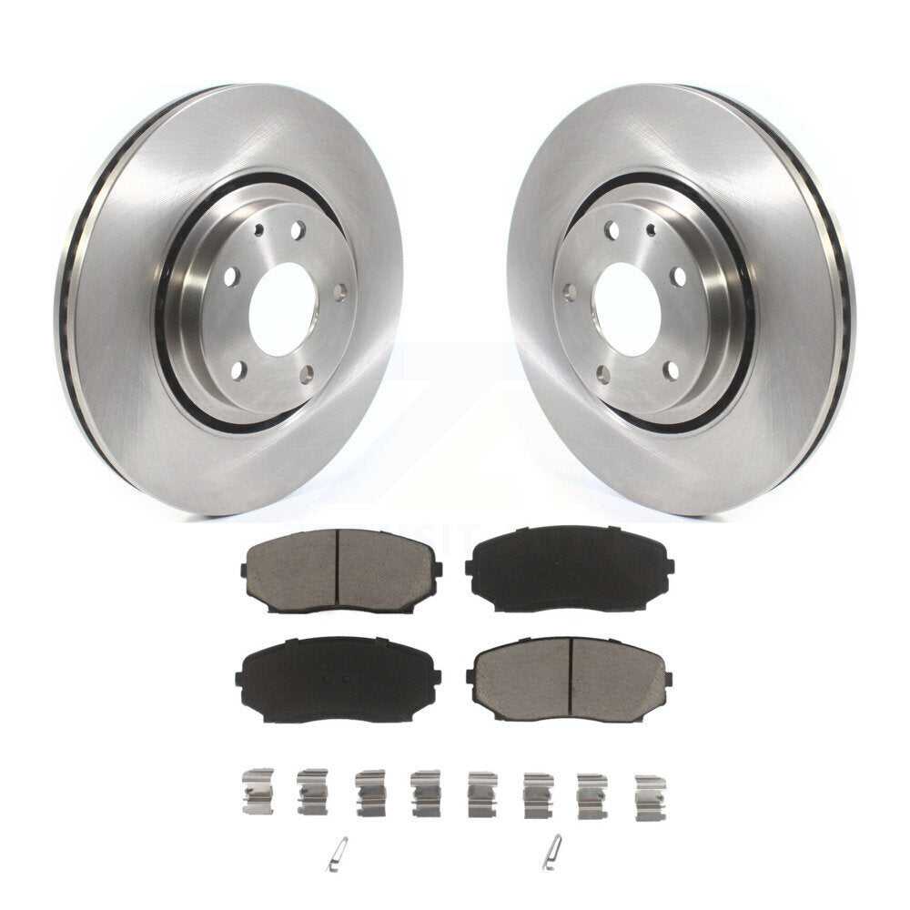 Disc Brake Rotors And Ceramic Pads Front Kit For Mazda CX-5 CX-9