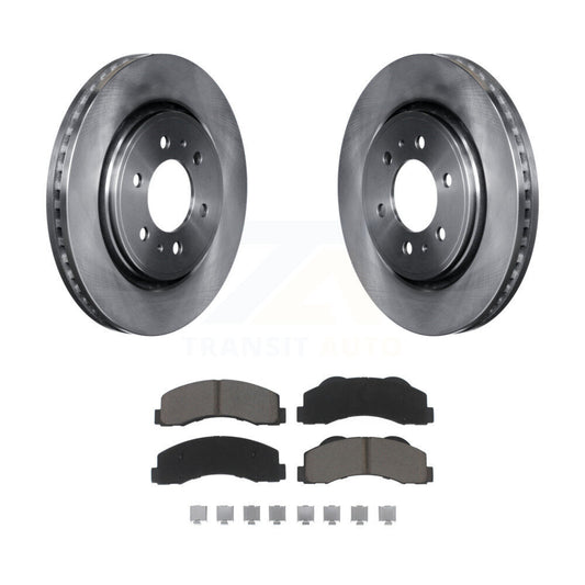 Brake Rotors & Ceramic Pad Front Kit For Ford F-150 Expedition Lincoln Navigator