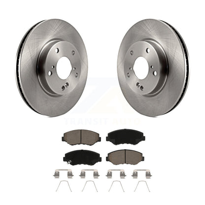 Disc Brake Rotors And Ceramic Pads Front Kit For Honda Civic