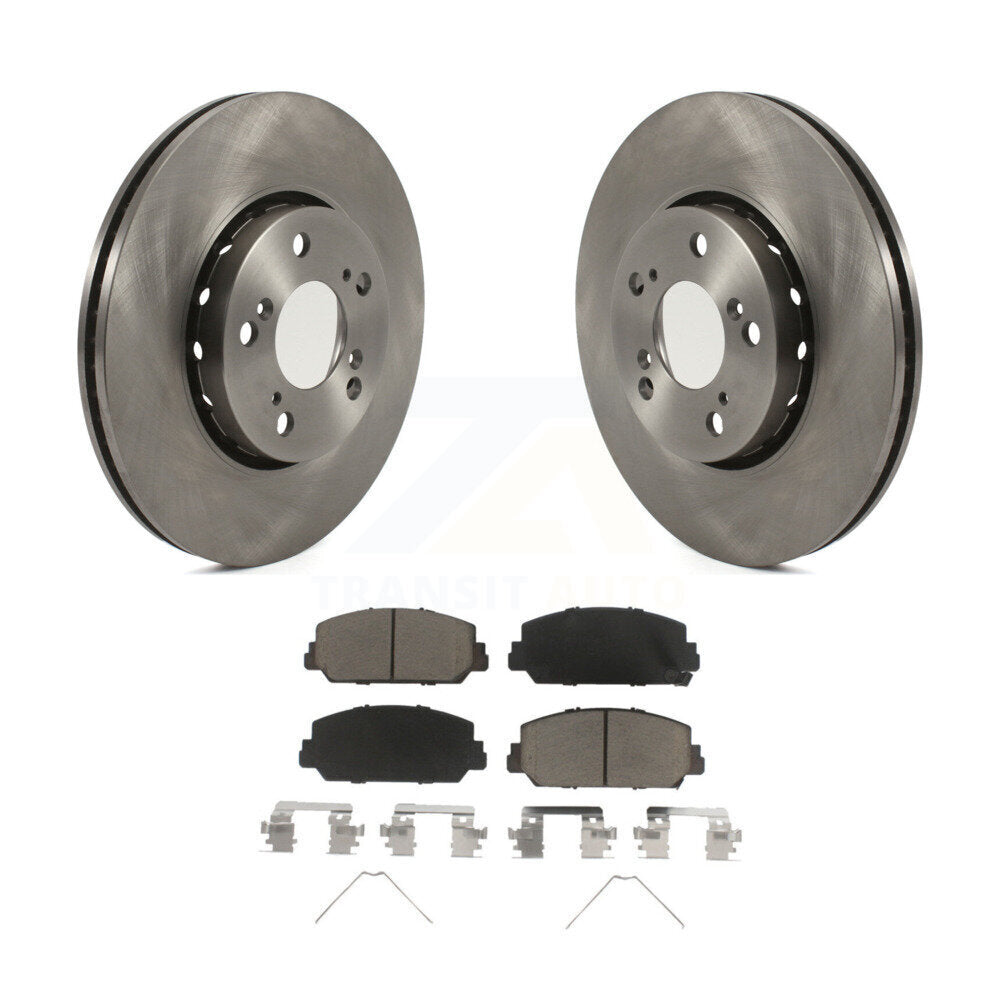 Disc Brake Rotors And Ceramic Pads Front Kit For Acura RLX