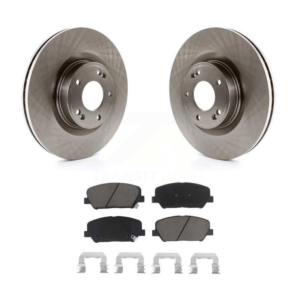 Disc Brake Rotors And Ceramic Pads Front Kit For Hyundai Genesis Coupe