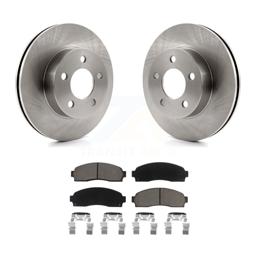 Disc Brake Rotors And Ceramic Pads Front Kit For Ford Ranger Mazda B4000 4WD