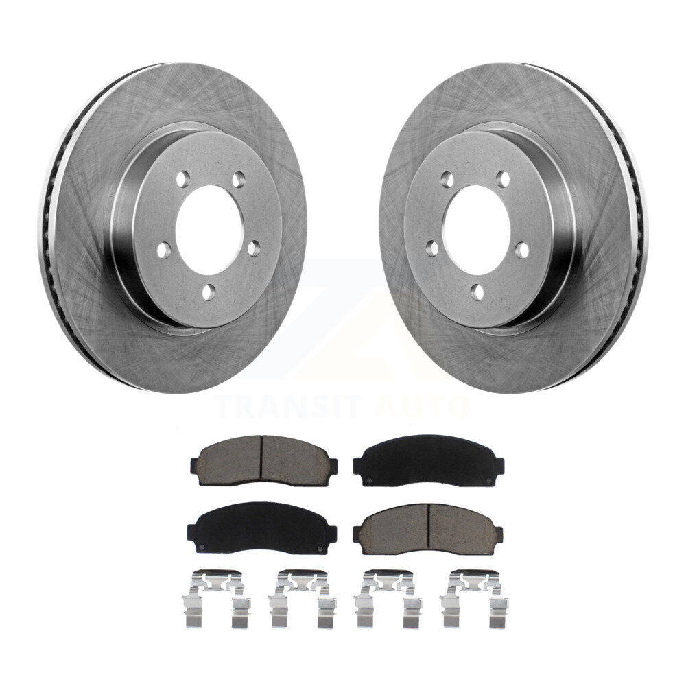 Disc Brake Rotor And Ceramic Pad Front Kit For Ford Explorer Mercury Mountaineer