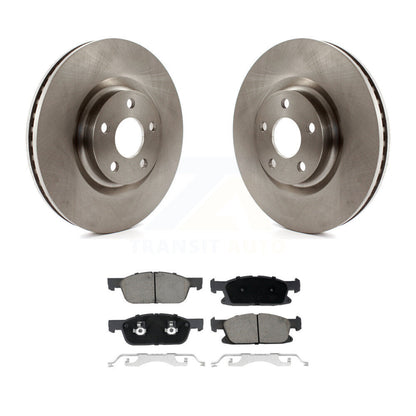 Disc Brake Rotors And Ceramic Pads Front Kit For Lincoln Continental