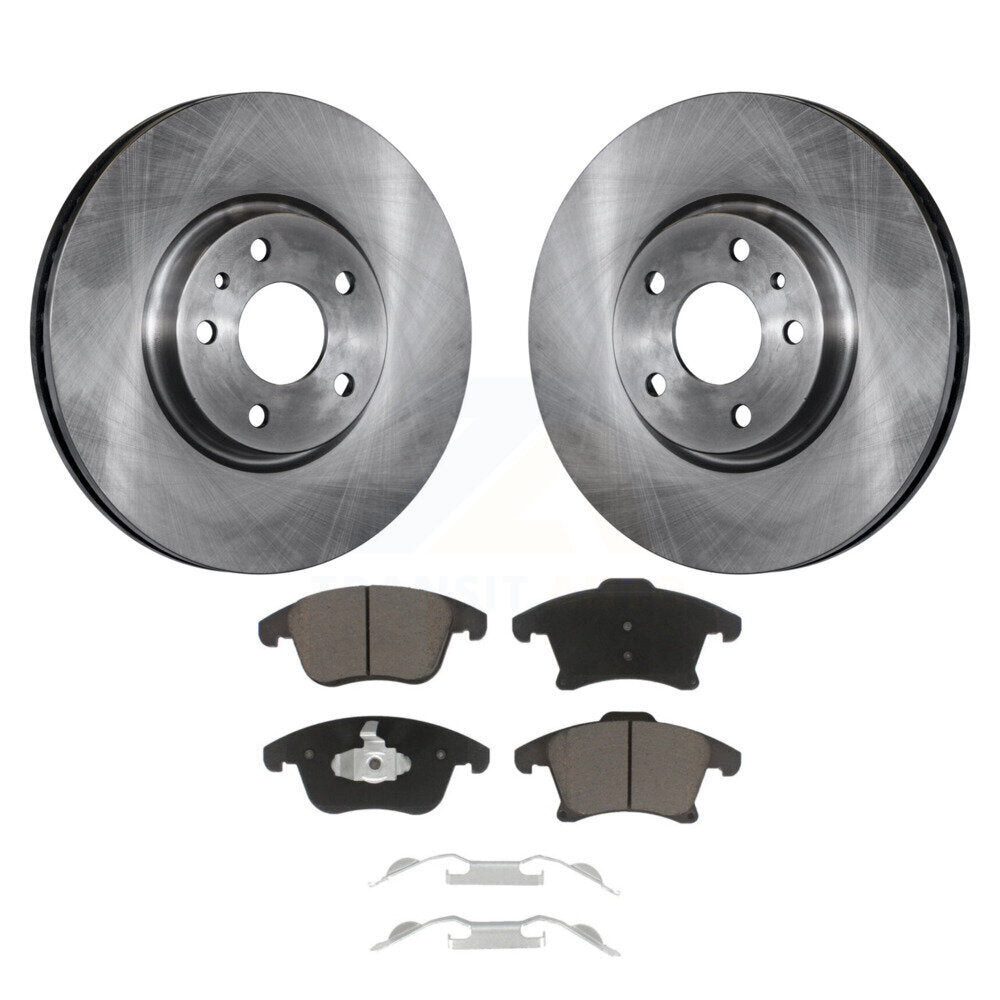 Disc Brake Rotors And Ceramic Pads Front Kit For Ford Fusion Lincoln MKZ