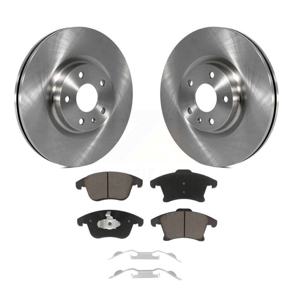 Disc Brake Rotors And Ceramic Pads Front Kit For Ford Fusion Lincoln MKZ