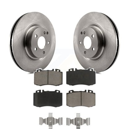 Brake Rotor Ceramic Pad Front Kit For Mercedes-Benz E350 SL550 SL500 CLS550 E550
